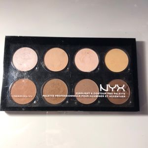 NYX highlight and contour palette